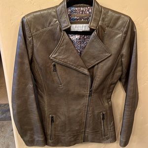 Ladies Marc New York Leather Jacket
